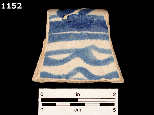 SANTO DOMINGO BLUE ON WHITE specimen 1152 front view