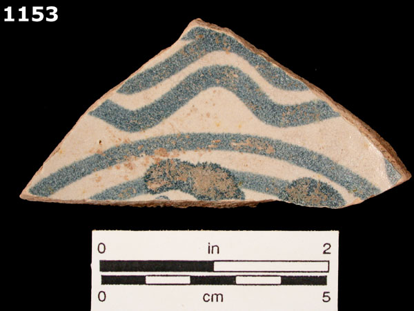 SANTO DOMINGO BLUE ON WHITE specimen 1153 