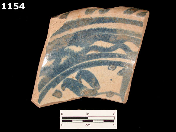 SANTO DOMINGO BLUE ON WHITE specimen 1154 