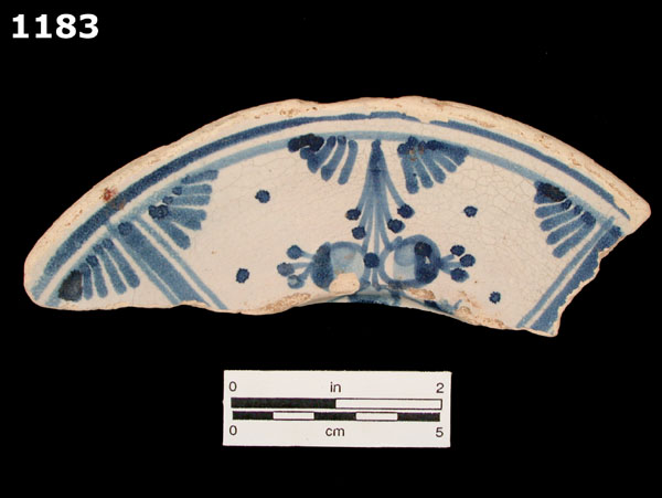 CATALONIA BLUE ON WHITE specimen 1183 