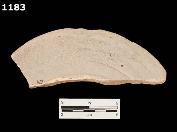 CATALONIA BLUE ON WHITE specimen 1183 rear view