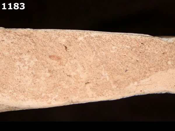 CATALONIA BLUE ON WHITE specimen 1183 side view