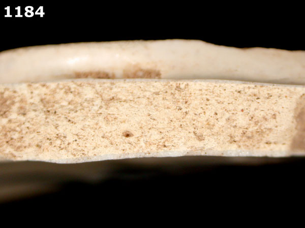 CATALONIA BLUE ON WHITE specimen 1184 side view