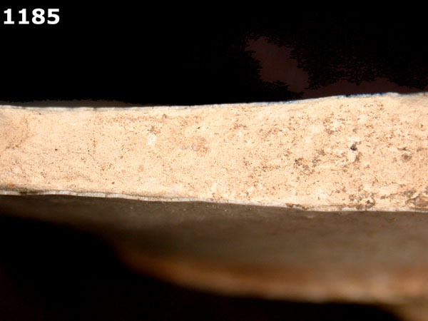 CATALONIA BLUE ON WHITE specimen 1185 side view