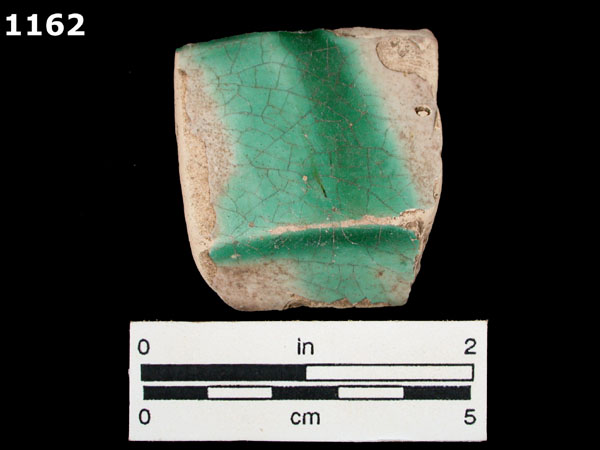 COLUMBIA PLAIN GREEN DIPPED specimen 1162 