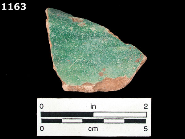 COLUMBIA PLAIN GREEN DIPPED specimen 1163 