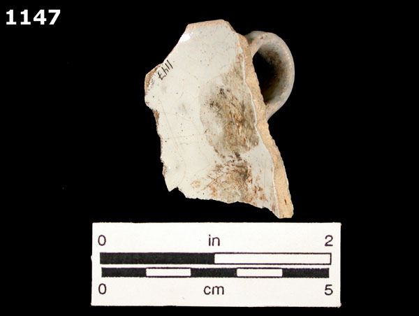 PUEBLA WHITE specimen 1147 rear view