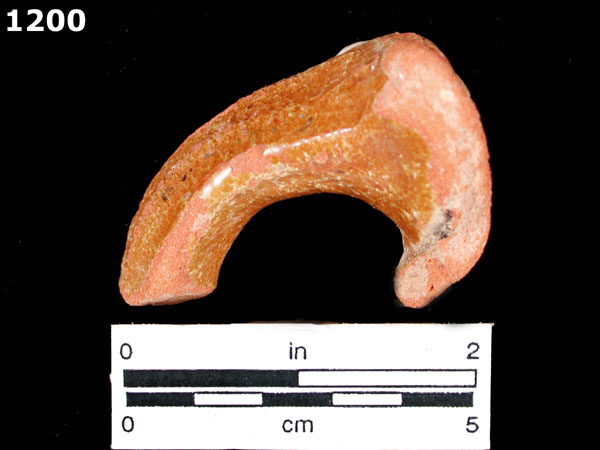 SIXTEENTH CENTURY LEAD-GLAZED REDWARE specimen 1200 