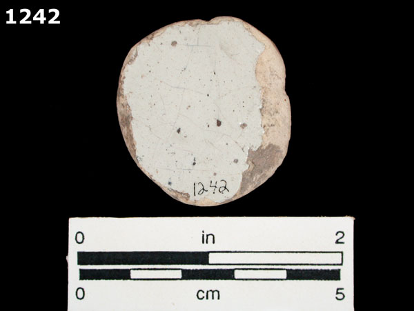 SAN AGUSTIN BLUE ON WHITE specimen 1242 rear view