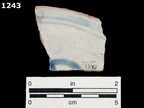 SAN AGUSTIN BLUE ON WHITE specimen 1243 rear view