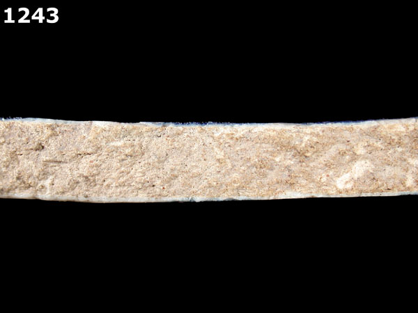 SAN AGUSTIN BLUE ON WHITE specimen 1243 side view