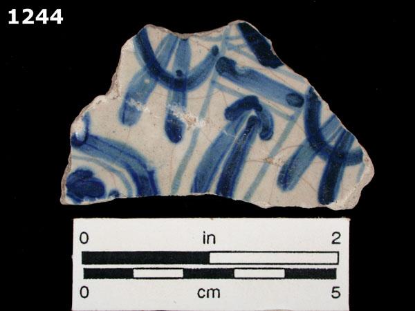 SAN AGUSTIN BLUE ON WHITE specimen 1244 