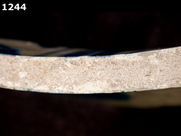 SAN AGUSTIN BLUE ON WHITE specimen 1244 side view