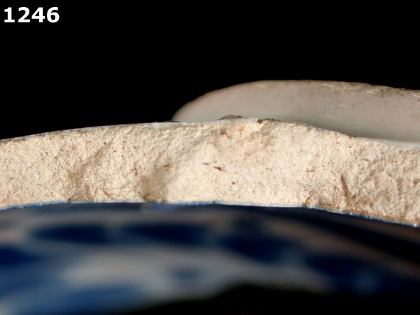 SAN AGUSTIN BLUE ON WHITE specimen 1246 side view