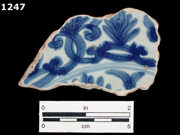 SAN AGUSTIN BLUE ON WHITE specimen 1247 
