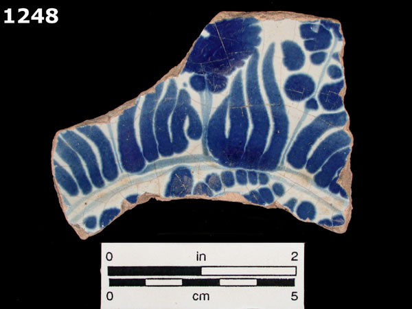 SAN AGUSTIN BLUE ON WHITE specimen 1248 