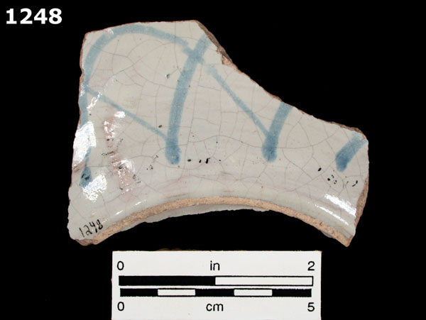SAN AGUSTIN BLUE ON WHITE specimen 1248 rear view