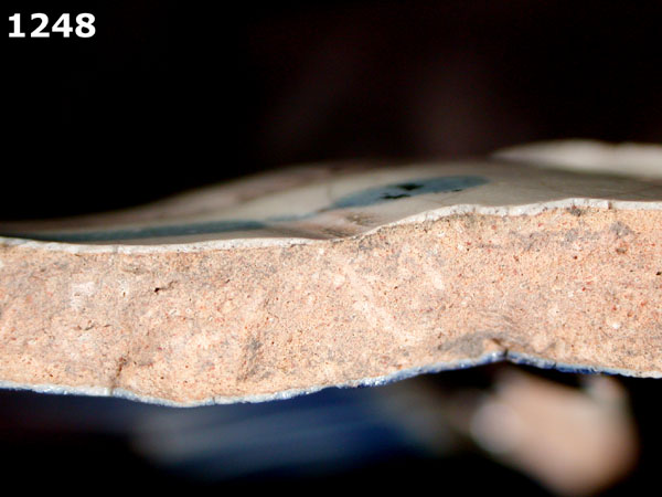 SAN AGUSTIN BLUE ON WHITE specimen 1248 side view