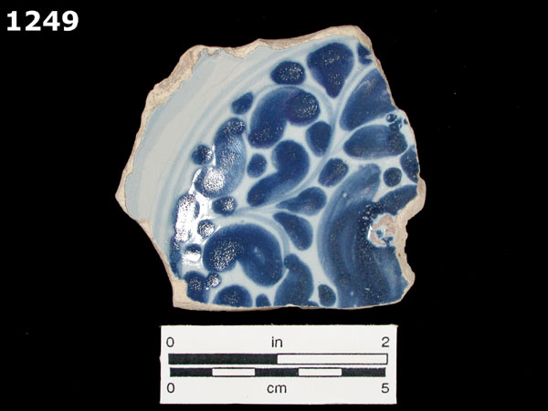 SAN AGUSTIN BLUE ON WHITE specimen 1249 