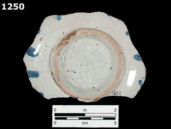 SAN AGUSTIN BLUE ON WHITE specimen 1250 rear view