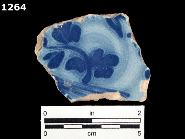 PUEBLA BLUE ON WHITE, BLUE WASH VARIANT specimen 1264 