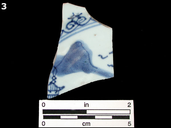 PORCELAIN, CH ING BLUE ON WHITE specimen 3 front view