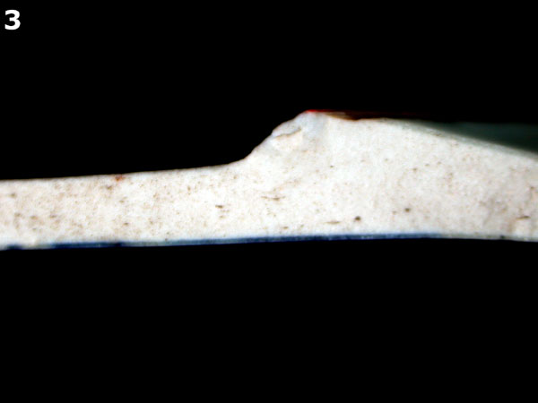 PORCELAIN, CH ING BLUE ON WHITE specimen 3 side view