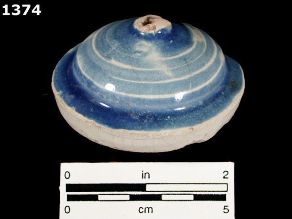 PUEBLA BLUE ON WHITE specimen 1374 