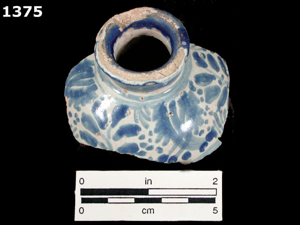 PUEBLA BLUE ON WHITE specimen 1375 