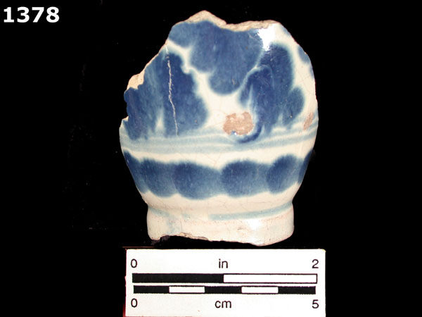 PUEBLA BLUE ON WHITE specimen 1378 