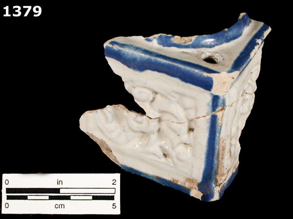 PUEBLA BLUE ON WHITE specimen 1379 