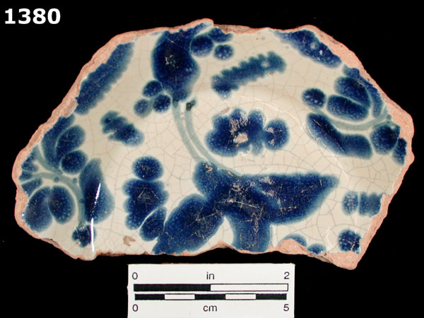 PUEBLA BLUE ON WHITE specimen 1380 