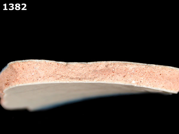 HUEJOTZINGO BLUE ON WHITE specimen 1382 side view