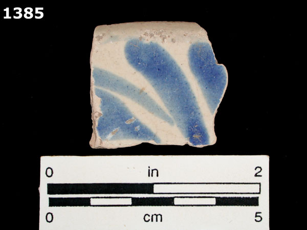 PUEBLA BLUE ON WHITE specimen 1385 