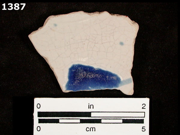PUEBLA BLUE ON WHITE specimen 1387 
