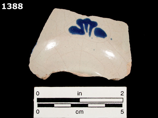 PUEBLA BLUE ON WHITE specimen 1388 