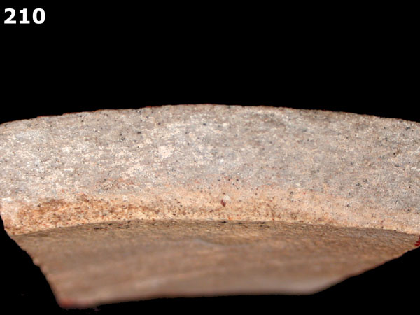 STONEWARE, BROWN SALT GLAZED, ENGLISH specimen 210 side view