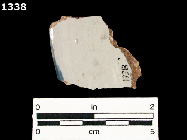 HUEJOTZINGO BLUE ON WHITE specimen 1338 rear view