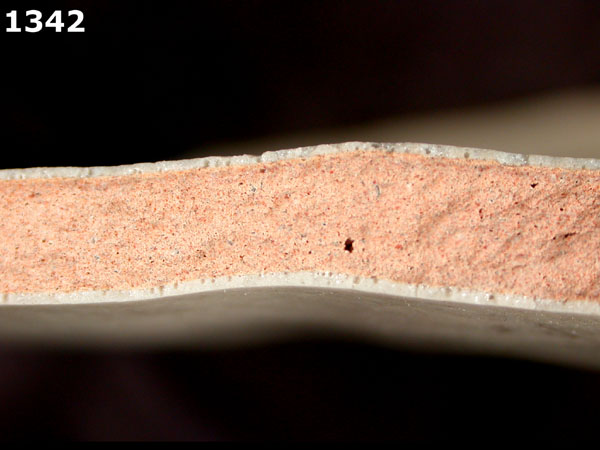 HUEJOTZINGO BLUE ON WHITE specimen 1342 side view