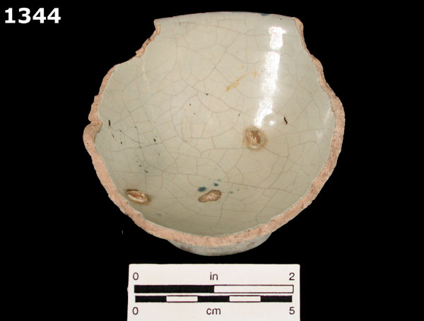 HUEJOTZINGO BLUE ON WHITE specimen 1344 rear view