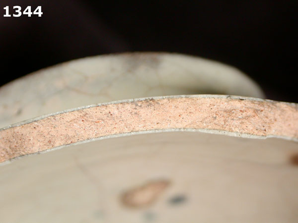 HUEJOTZINGO BLUE ON WHITE specimen 1344 side view