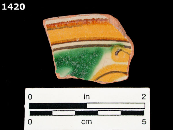 NOPALTEPEC POLYCHROME specimen 1420 front view