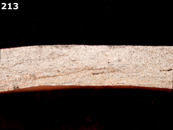 STONEWARE, BROWN SALT GLAZED, ENGLISH specimen 213 side view