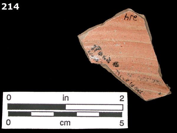STONEWARE, BROWN SALT GLAZED, ENGLISH specimen 214 rear view