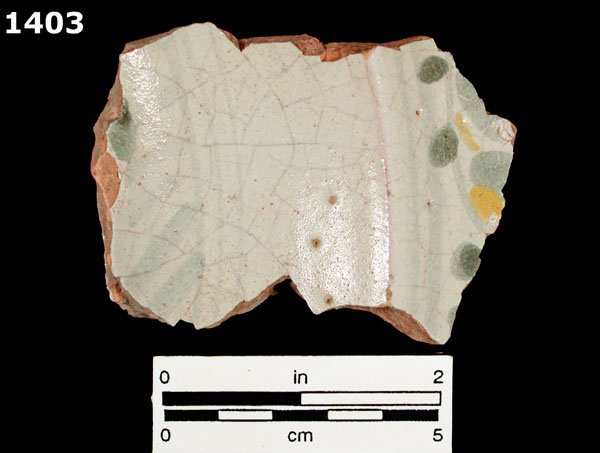 LA TRAZA POLYCHROME specimen 1403 front view