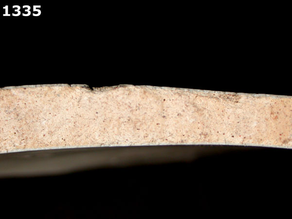 HUEJOTZINGO BLUE ON WHITE specimen 1335 side view