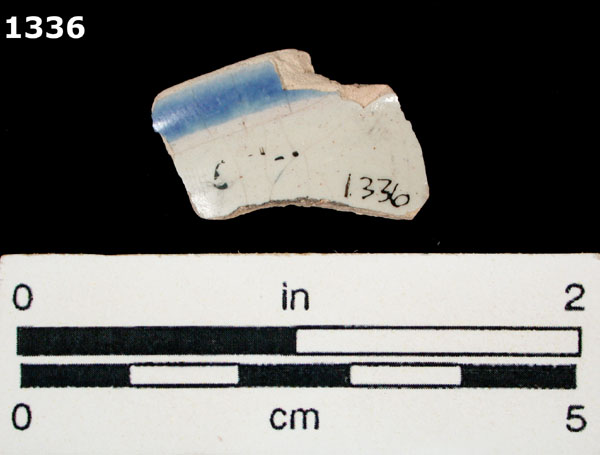 HUEJOTZINGO BLUE ON WHITE specimen 1336 rear view