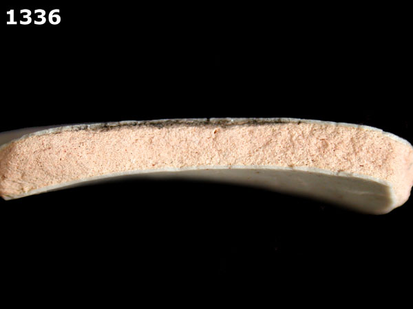 HUEJOTZINGO BLUE ON WHITE specimen 1336 side view