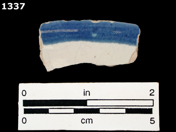 HUEJOTZINGO BLUE ON WHITE specimen 1337 