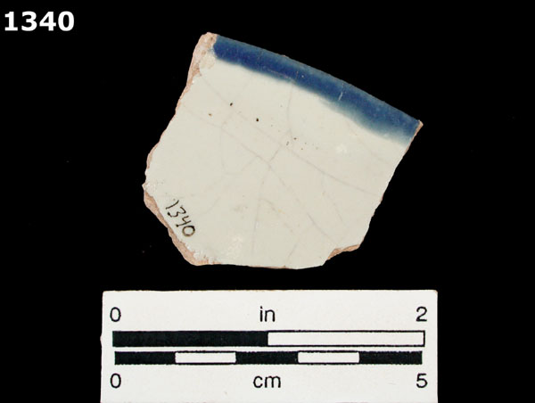 HUEJOTZINGO BLUE ON WHITE specimen 1340 rear view
